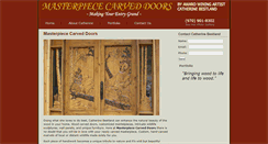 Desktop Screenshot of masterpiececarveddoors.com